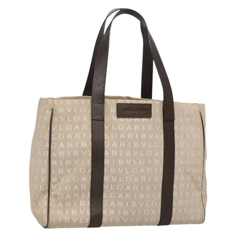 Bvlgari B.Zero1 Logomania Canvas with Leather Large